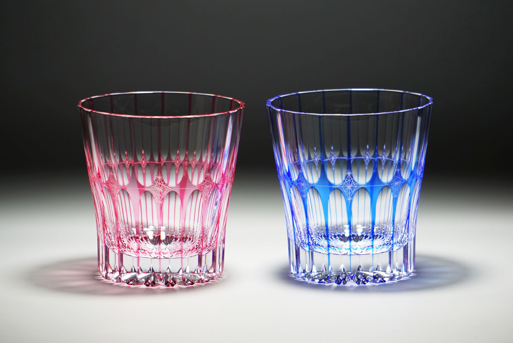 ３時間限定　新品未使用、2.2万円　凛然切子　手作り 江戸切子 　　ロックグラス 凛然切子 ロックグラス 凛然‐rin zen- グラス 東京ガラス工房