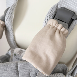 ☆ベビービョルンHARMONY、ONE、ONEKAI、アンジェレッテ用 リバーシブルよだれカバー☆ブロックチェック 8枚目の画像