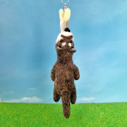 ぶらーん カワウソのキーホルダー・ストラップ 携帯ストラップ すたー