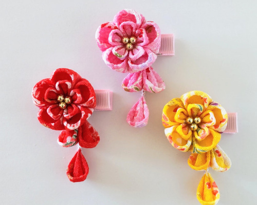 つまみ細工 髪飾り ヘアクリップ 滑り止め 初節句 ひな祭り 43c00de6997e32b87d803ae68f839d