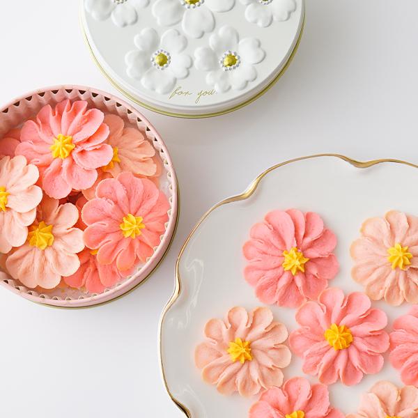 コスモス】お花のぼうろ3缶セット【紙袋付き】 焼き菓子 Flower Picnic