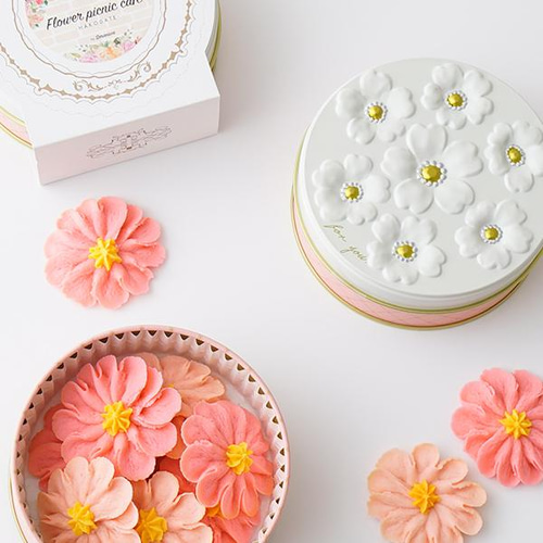 コスモス】お花のぼうろ3缶セット【紙袋付き】 焼き菓子 Flower Picnic