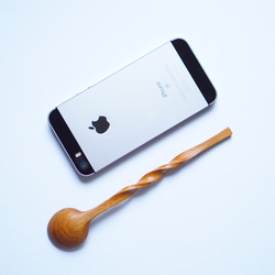 (訂製) 扭曲木湯匙（柚木）A020-1 第5張的照片