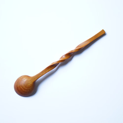 (訂製) 扭曲木湯匙（柚木）A020-1 第2張的照片