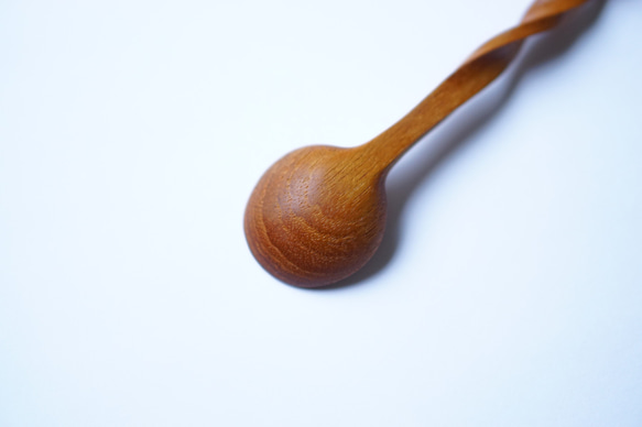 （訂做）扭木湯匙（柚木）A020-1 第7張的照片
