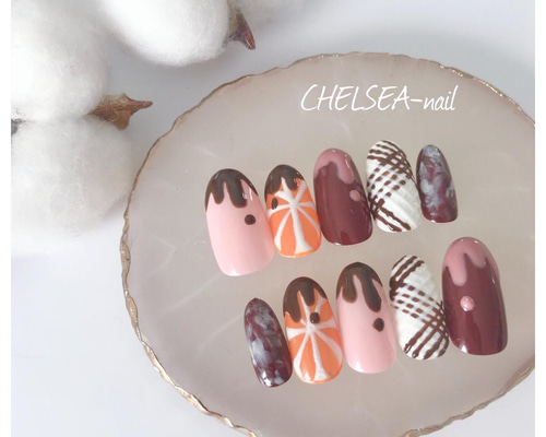 チョコネイル ネイルチップ（つけ爪） CHELSEA-nail 通販 11091295