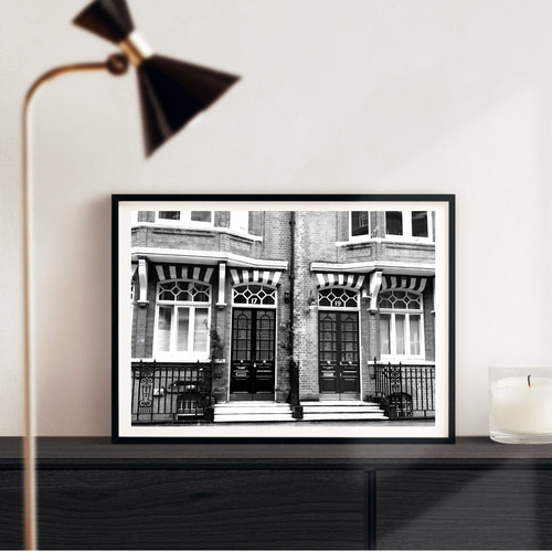ロンドン　THE CONRAN SHOP　モノクロアート　フォト2枚セット モノクロ インテリア フォト グラフィック ポスター【 ロンドンの