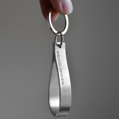 刻印無料】アルミニウムキーホルダー typeB｜キーリング 名入れ 文字