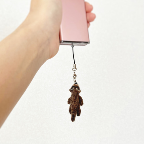 ぷらん カワウソのストラップ・キーホルダー 携帯ストラップ すたーれ