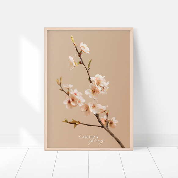 桜の枝のフォトポスター / i1712 / サクラのある春の風景　写真　インテリアポスター 6枚目の画像