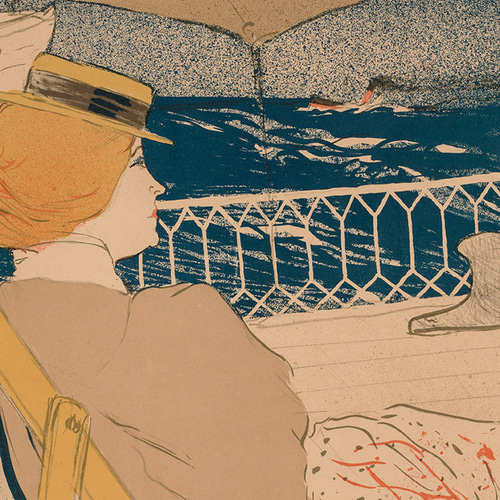 木製モザイクアート 女性と海の風景 木製モザイクアート 女性と海の風景