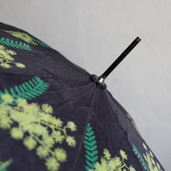 竹の傘 晴雨兼用 ミモザ  ブラック ALCEDO 161022 14枚目の画像