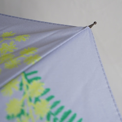 竹の傘 晴雨兼用 ミモザ  ライトグレー ALCEDO 161023 14枚目の画像