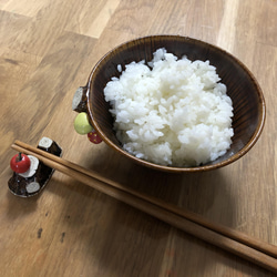 切り株シリーズ　お茶碗　ご飯茶碗　飯椀　きのこver 5枚目の画像