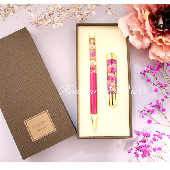 ハーバリウム印鑑♡アンティーク風【単品購入可】ハーバリウム  