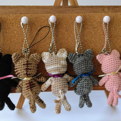 新品未使用品　編みぐるみストラップ２点 編みぐるみストラップ① | Tsumug Tsunag