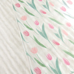 チューリップのスマホケース（クリア）iPhone7/8/SE2/XR/X/XS/11/12/13/14/15/16対応 7枚目の画像