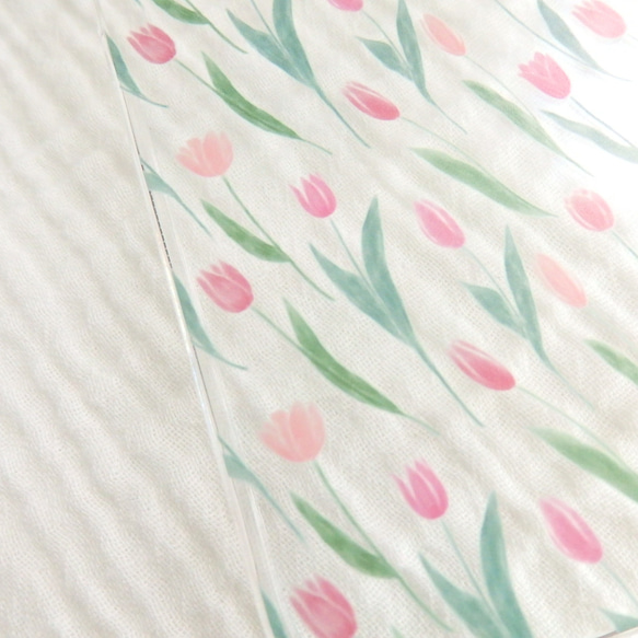 チューリップのスマホケース（クリア）iPhone7/8/SE2/XR/X/XS/11/12/13/14/15/16対応 7枚目の画像