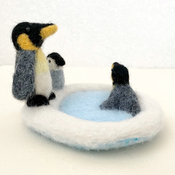 ペンギンのふわふわアクセサリートレー 5枚目の画像