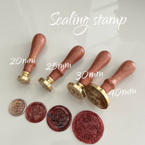シーリングスタンプ 1100164「切手枠」スクエア25mm ヘッドのみ