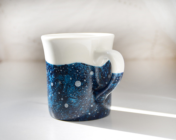 夜空と三日月のマグ#4シルバー（単品 5枚目の画像