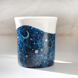 夜空と三日月のマグ#4シルバー（単品 6枚目の画像