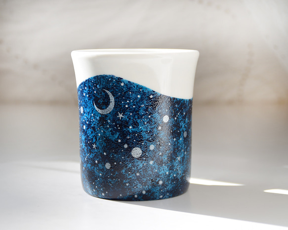 夜空と三日月のマグ#4シルバー（単品 6枚目の画像