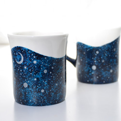 夜空と三日月のマグ#4シルバー（単品 2枚目の画像