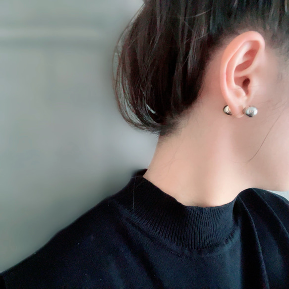 オープンセール 福袋 サージカルステンレス | 2WAYボールキャッチピアス | シルバー ピアス