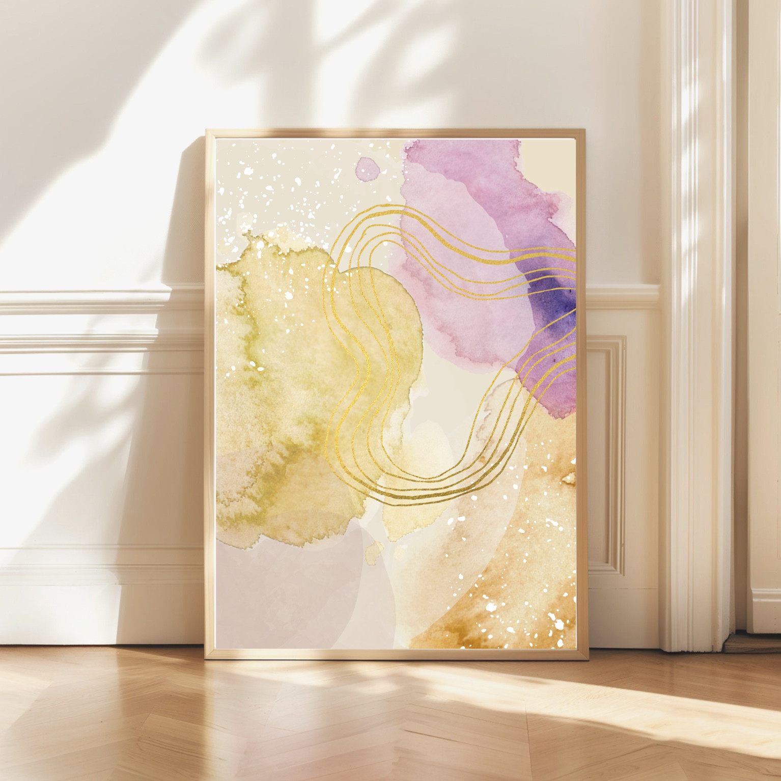 抽象画　暖色　オレンジ　アート　絵画　ポスター　モダン　黄色　水色　ブラウン 抽象画 暖色 オレンジ アート 絵画 ポスター モダン 黄色 水色