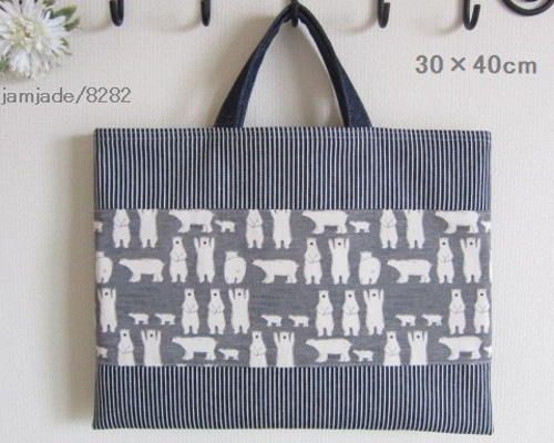 peck 入園入学セット デニム×ヒッコリー ハンドメイド peck 入園入学セット デニム×ヒッコリー ハンドメイド