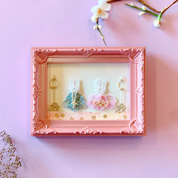 水引お雛様ミニ色紙 その他アート tomoemon 通販 8630112｜Creema