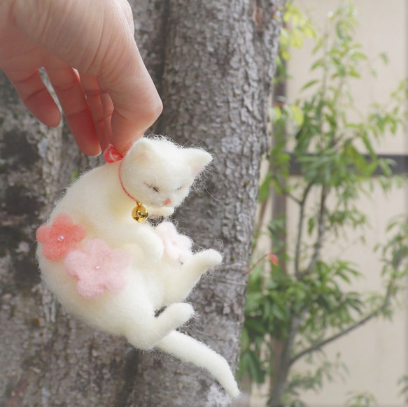 花ねこ★ココット　Φ10cm 9枚目の画像