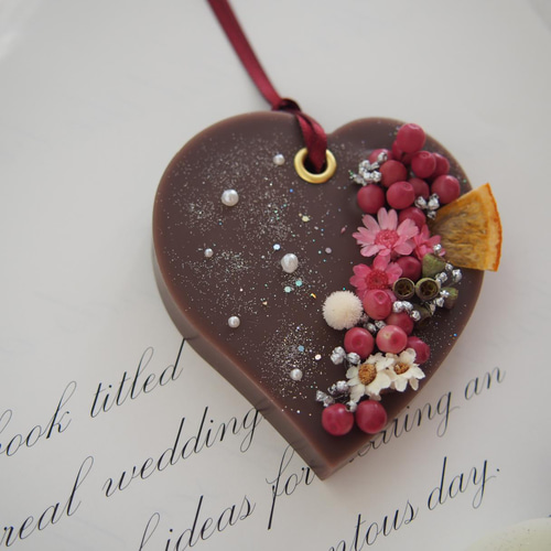 ♡バレンタイン・ホワイトデーに♡ アロマワックスサシェ キャンドル