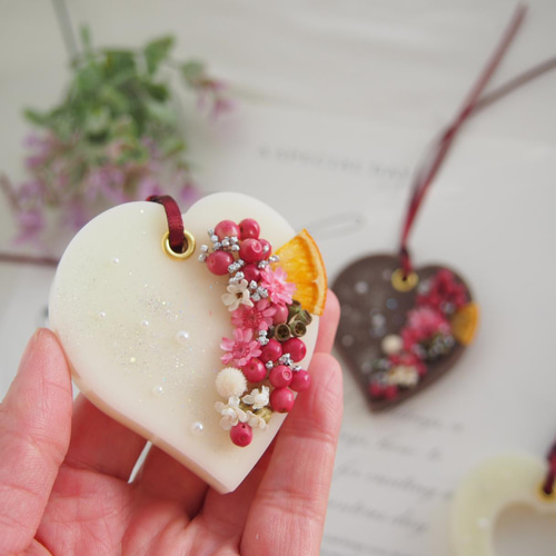 ♡バレンタイン・ホワイトデーに♡ アロマワックスサシェ キャンドル