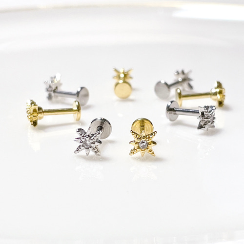 小さな SUN 太陽・*☼ ラブレット ボディピアス トラガス 軟骨 ロブ