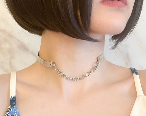 美品S.TIME × COMMUSE限定チョーカーネックレスsilver 12/19発売 先行予約注文開始【S.TIME × COMMUSE】限定チョーカー