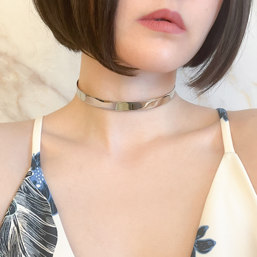 24AW◆HERMES◆sur Mer チョーカーネックレス メタル ホーン 夏につけたくなるホーンとメタルの Hermes sur Mer チョーカー