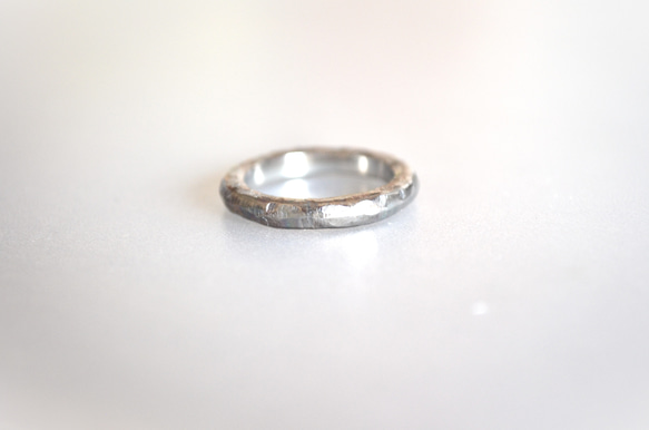 アクセサリー RB Titanium ring・チタンリング・シルバーロックseven・8号 指輪