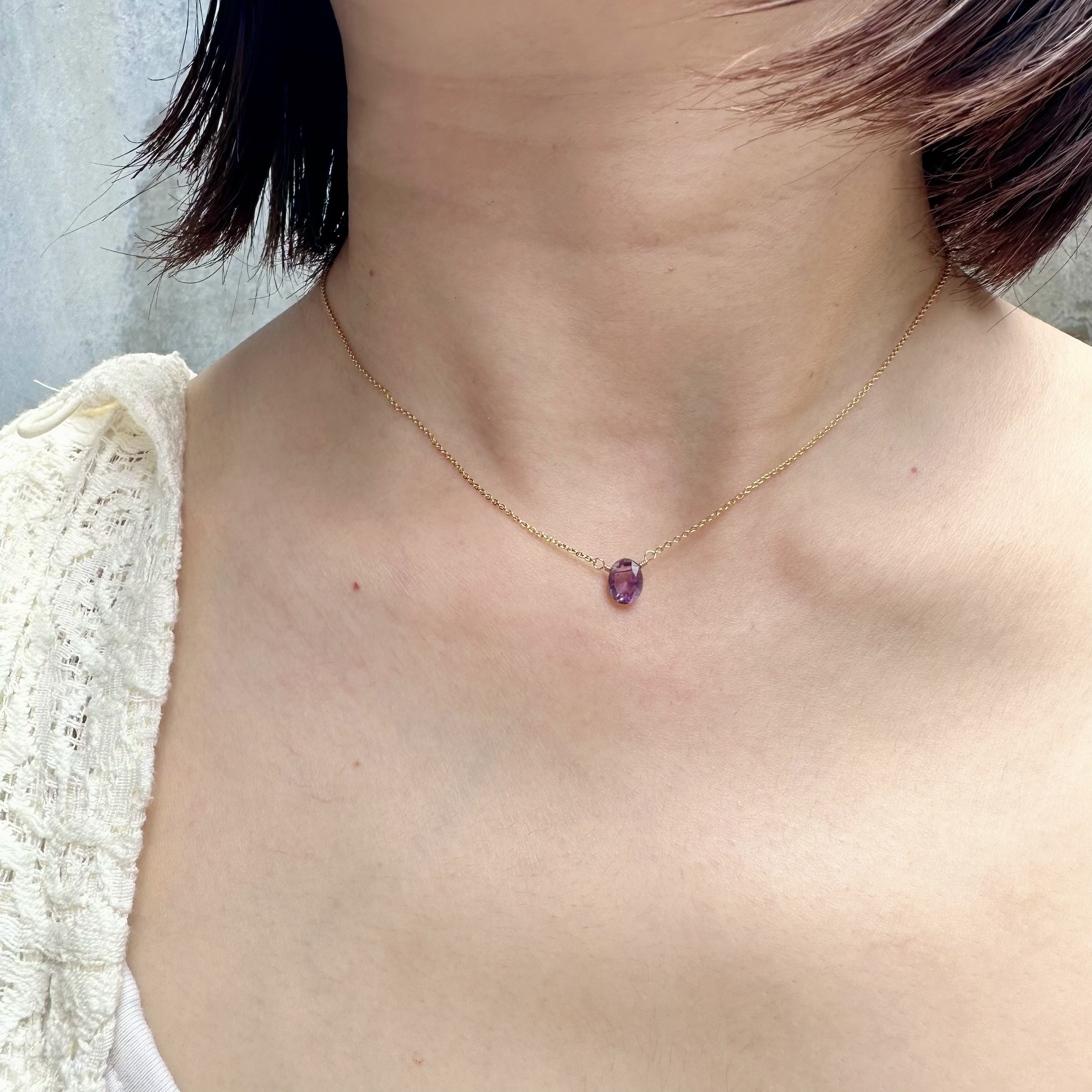 【14金GF】 hito-tubu アメジスト