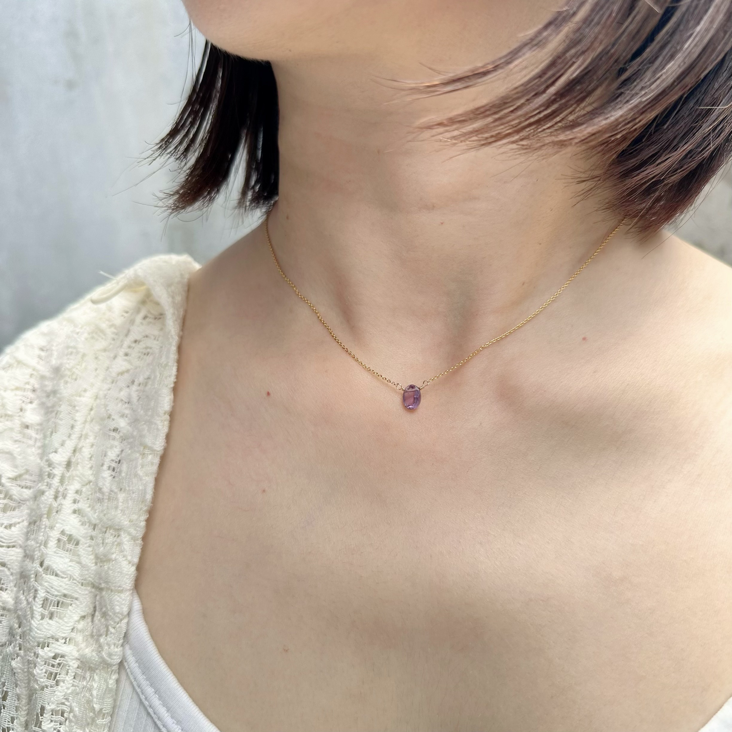 【14金GF】 hito-tubu アメジスト