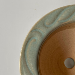陶製植木鉢「碧」 5枚目の画像
