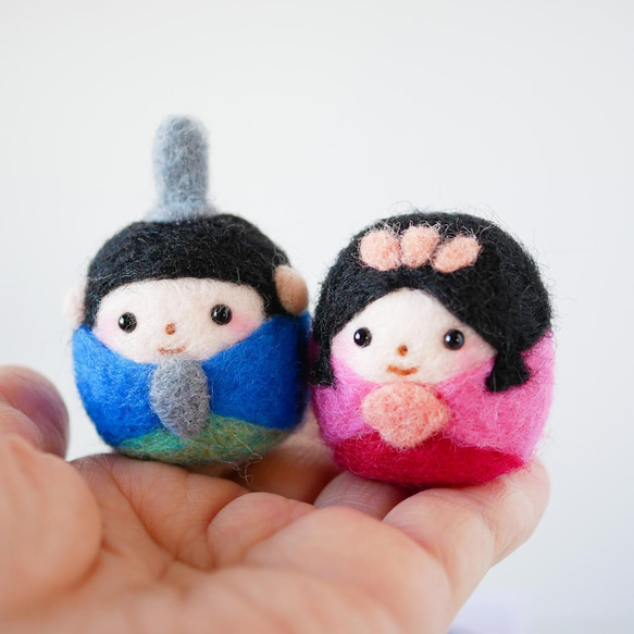 ひな人形 手のひらサイズ 私だけのひなまつり 2枚目の画像