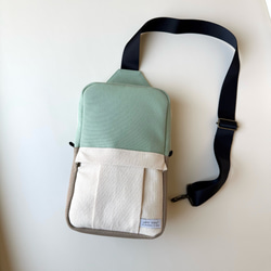 古い帆前掛けリメイクボディバック ボディバッグ・ウエストポーチ