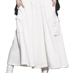 ボックス型フラップポケット付きロングスカート 18枚目の画像