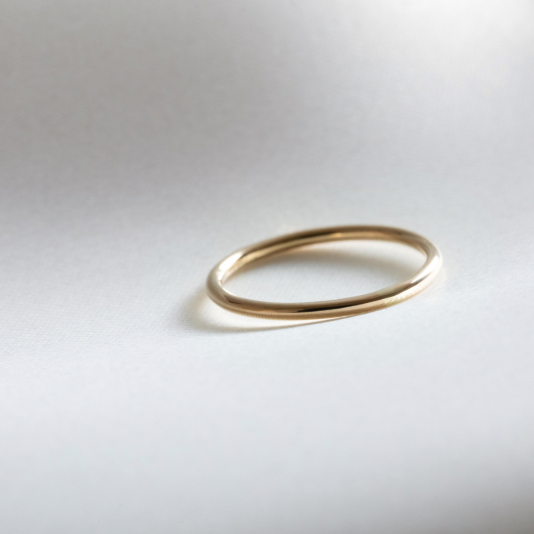 ちょっと付けたいゴールドリング【イエロー（10K）】