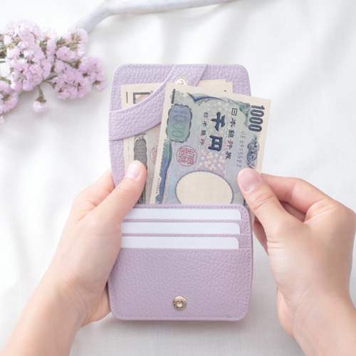 ☆nanako様専用☆ 新品未使用 美品 マルベリー レザー アメジスト折り財布 - メルカリ