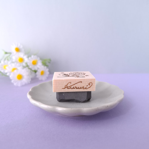 薔薇のはんこ スタンプ 花 はんこ・スタンプ Kururi Stamp |くるり
