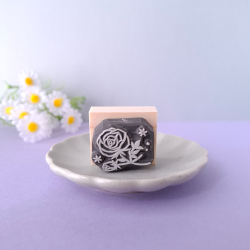 薔薇のはんこ スタンプ 花 はんこ・スタンプ Kururi Stamp |くるり