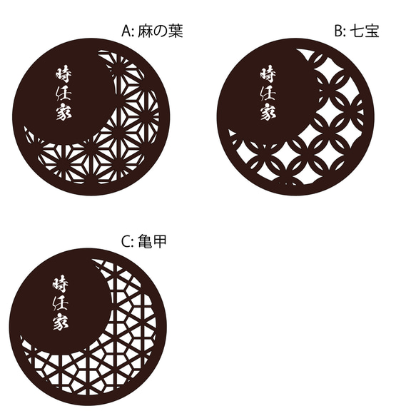 和柄のウェディングドロップス　和装婚に　Sサイズフレーム 記念品